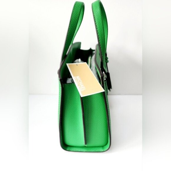 Michael Kors PALM Green Chantal Small Messenger Satchel Crossbody NWT! - Picture 3 of 13